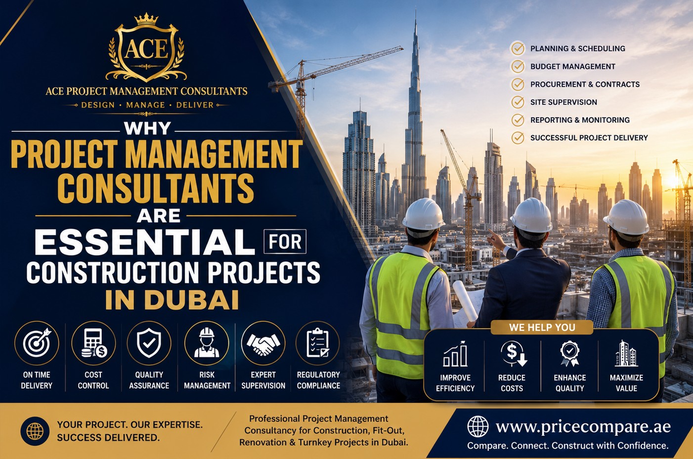 Why Project Management Consultants for Dubai Construction